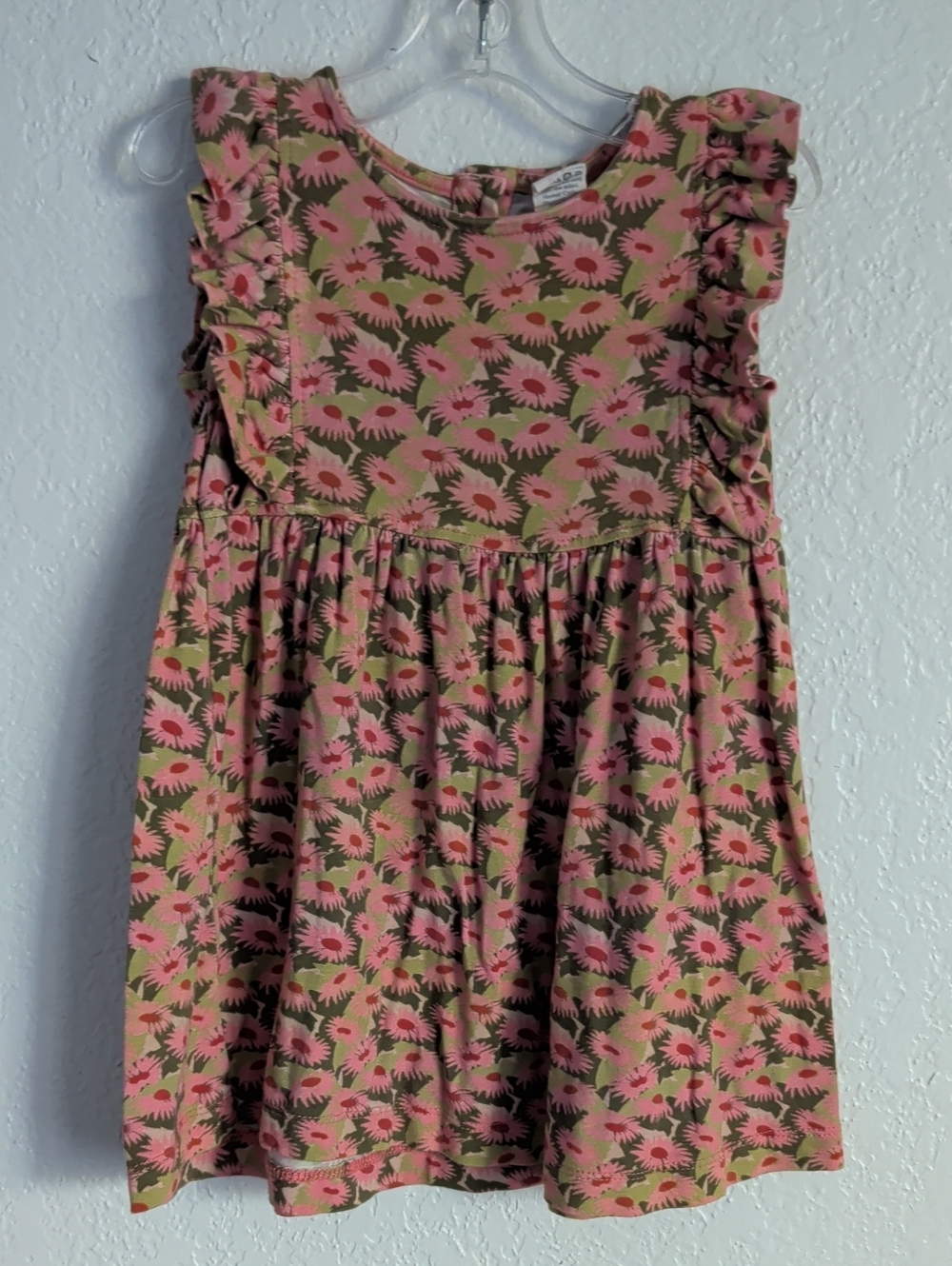 Kate Quinn Organic Bamboo Dress In Autumn Floral Flowers Soft